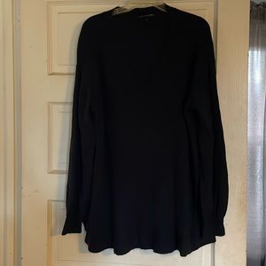 Lane Bryant black v-neck sweater